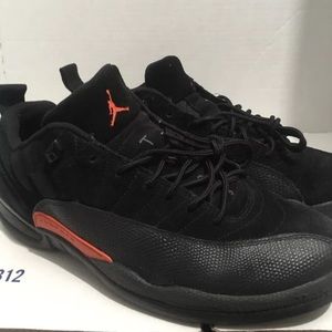 Air Jordan 12 Retro Low Black Max Orange